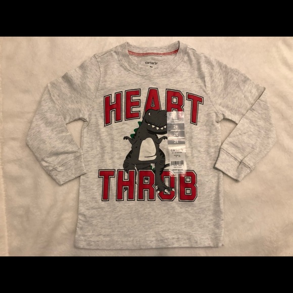 Carter's Other - 🦘NWT Carter’s Boys Dinosaur Long-sleeve Shirt 2T